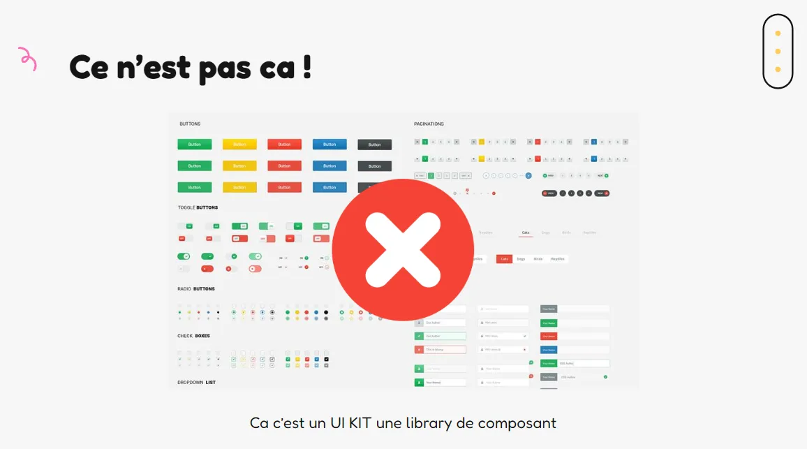 Ce n'est pas ca un design system