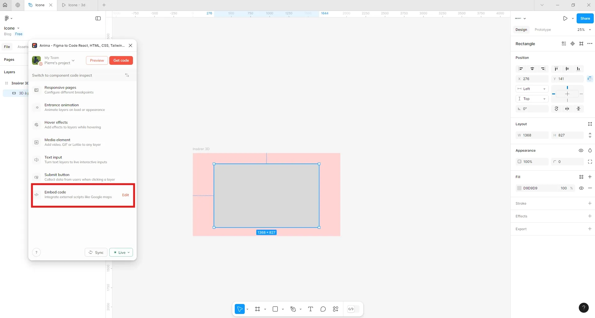 Intégrer votre 3D dans Figma avec le Plugin Anima