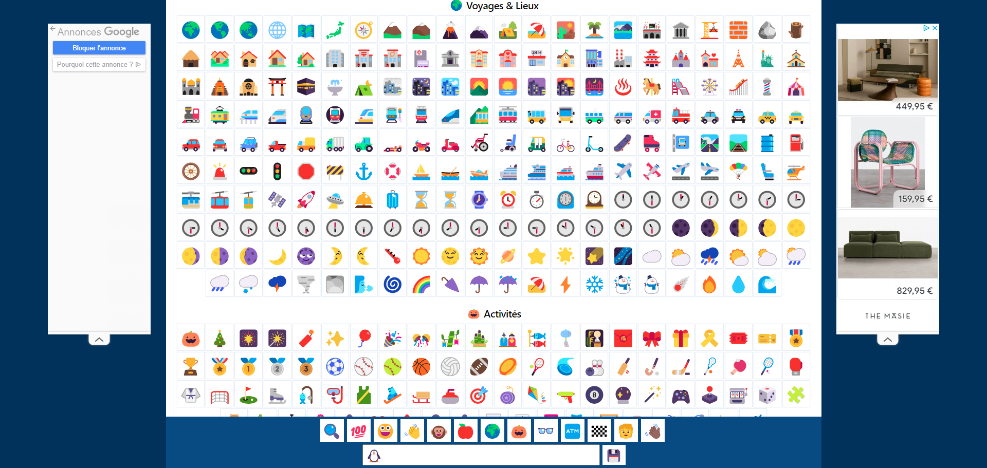 Fonctionnalités principales d'Emoji Keyboard