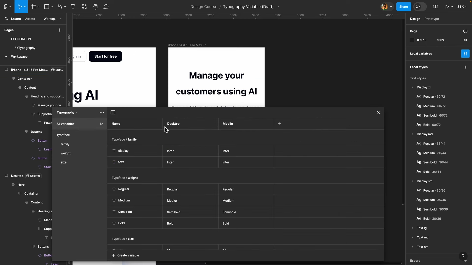 Étapes pour adapter un Design System dans Figma pour des équipes multiculturelles et multi-locales