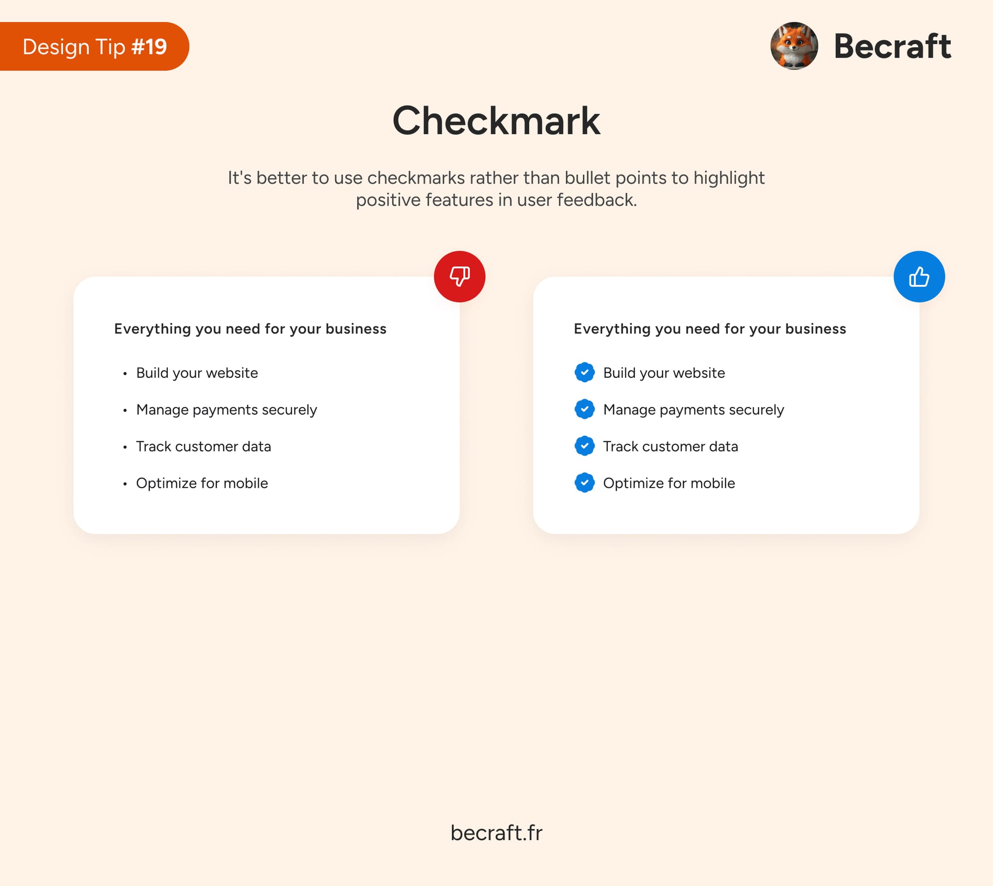 Do/Don't - Checkmark Dribbble