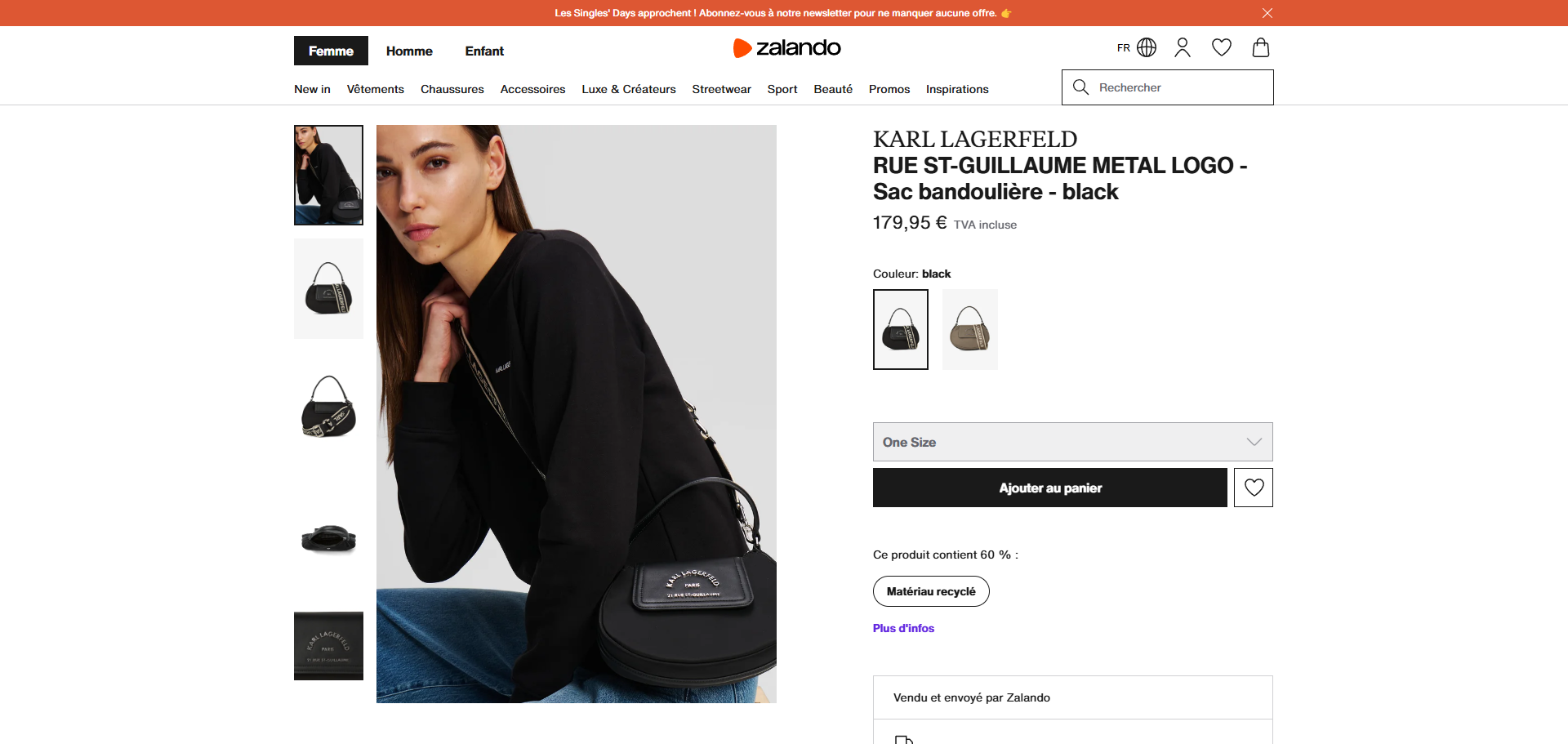 Page Produit (Zalando)