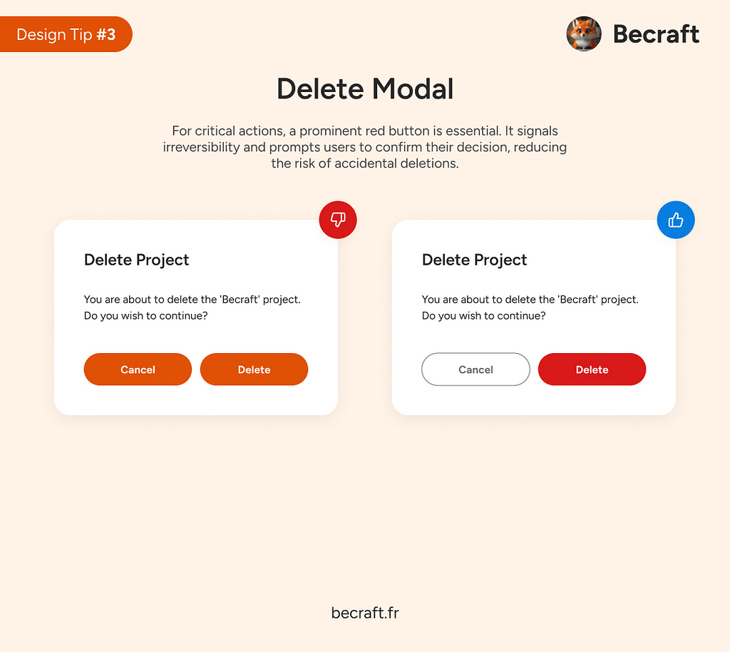 Do/Don't - Delete Modal Dribbble