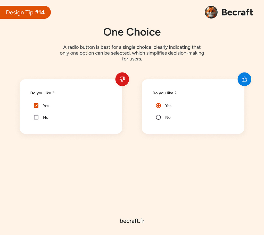 Do/Don't - One Choice Dribbble