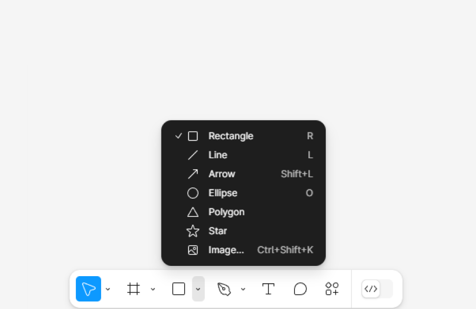 Travailler avec des formes dans Figma