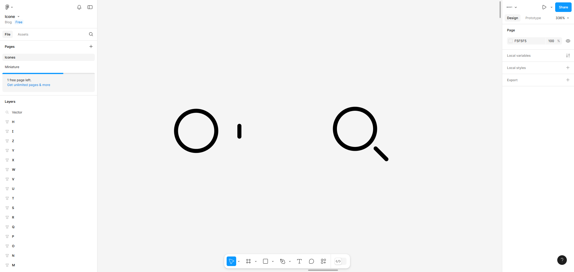 Combiner formes, lignes et courbes dans Figma