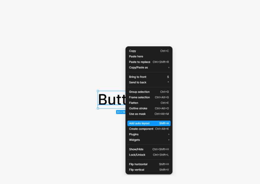 Créer un cadre Auto Layout dans Figma