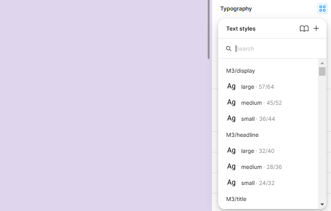 Créer et utiliser des styles partagés pour la typographie dans figma