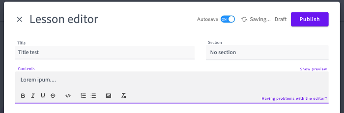 Enregistrement Automatique