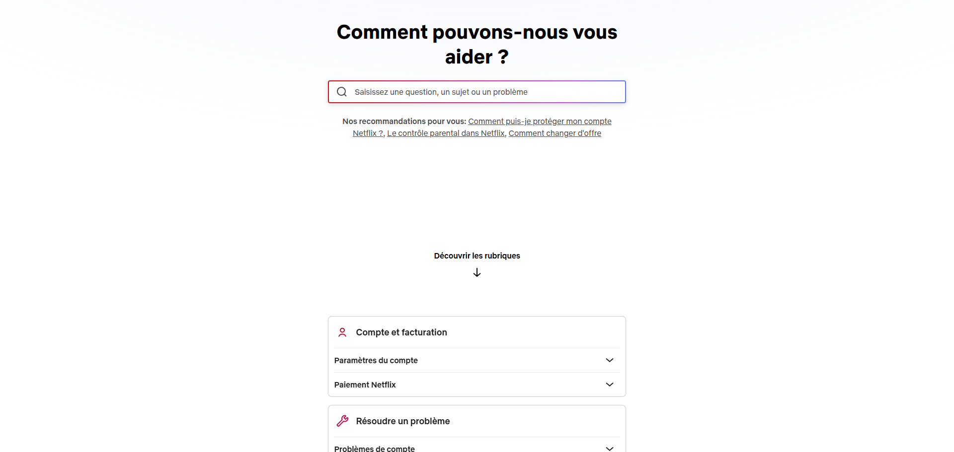 Foire Aux Questions (FAQ) (Netflix)